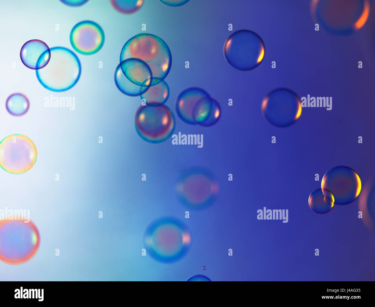 Small bubbles floating in air Stock Photo Alamy