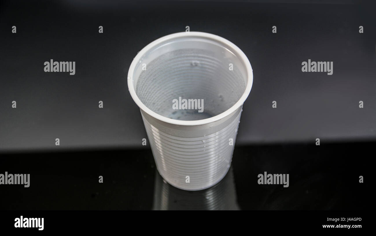 Water in plastic cup Stock Photo Alamy