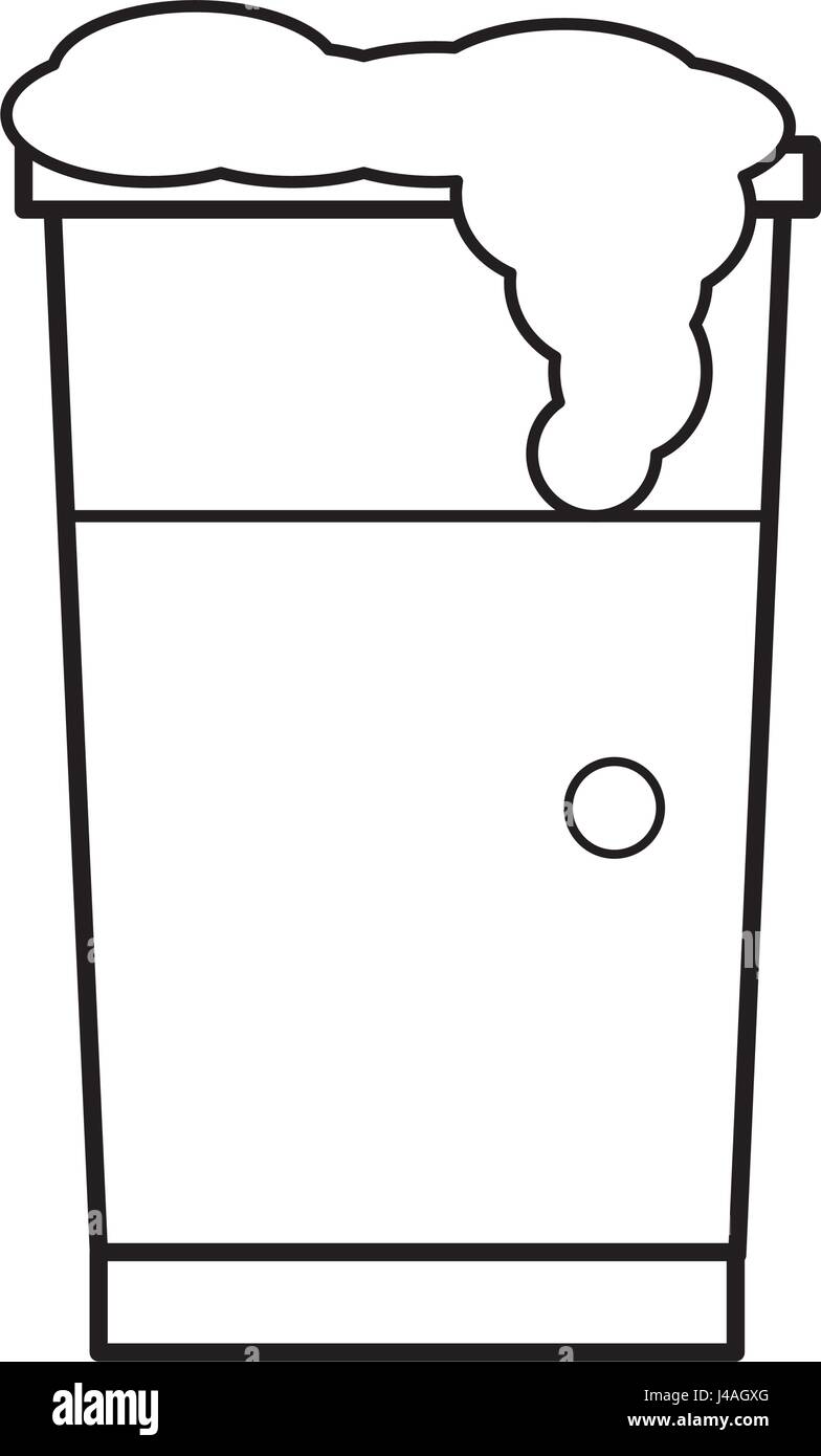 Tea with foam Stock Vector Images Alamy