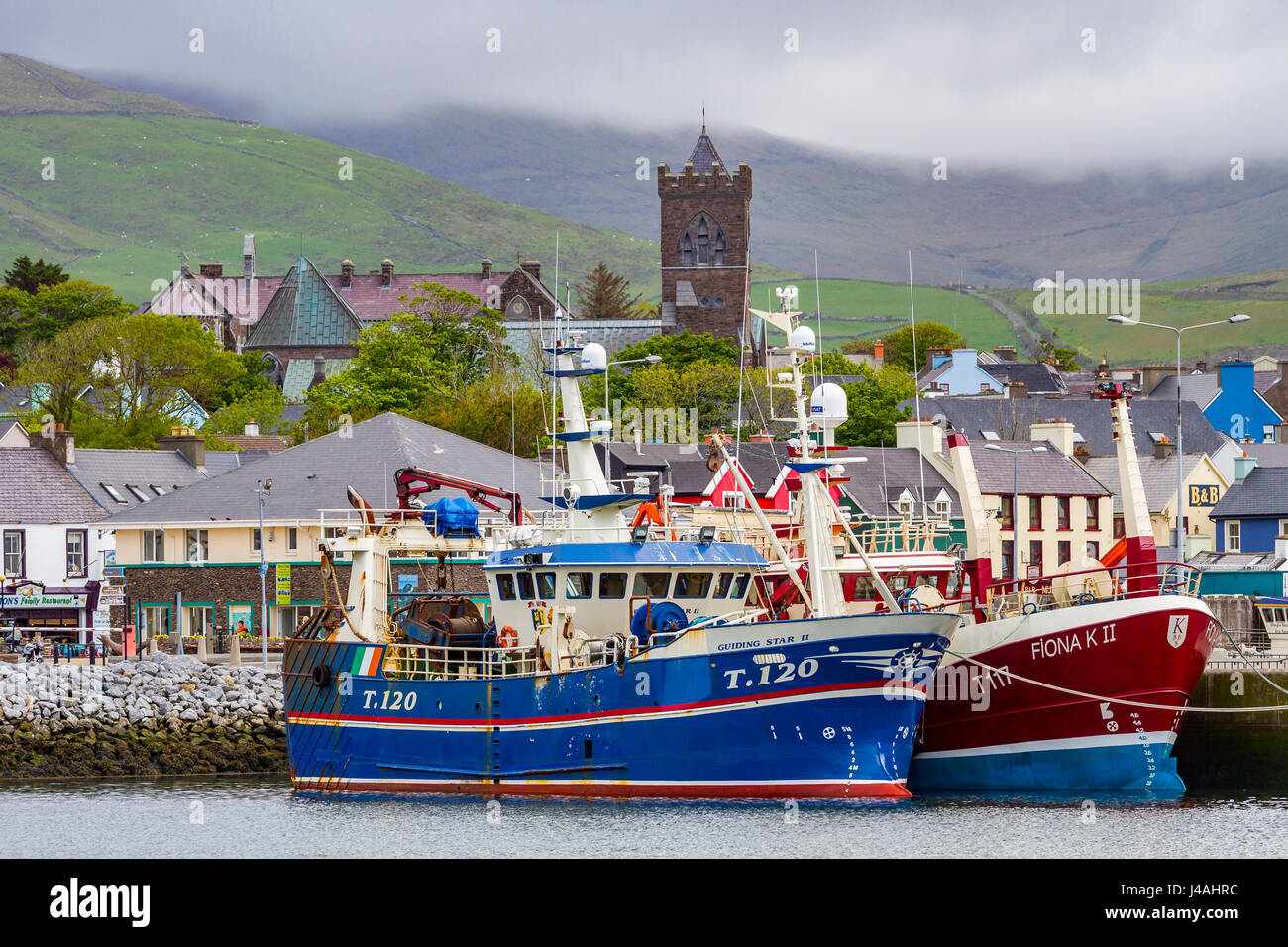 Dingle Habour in Dingle, town on the Dingle Peninsula, County Kerry, Ireland Stock Photo