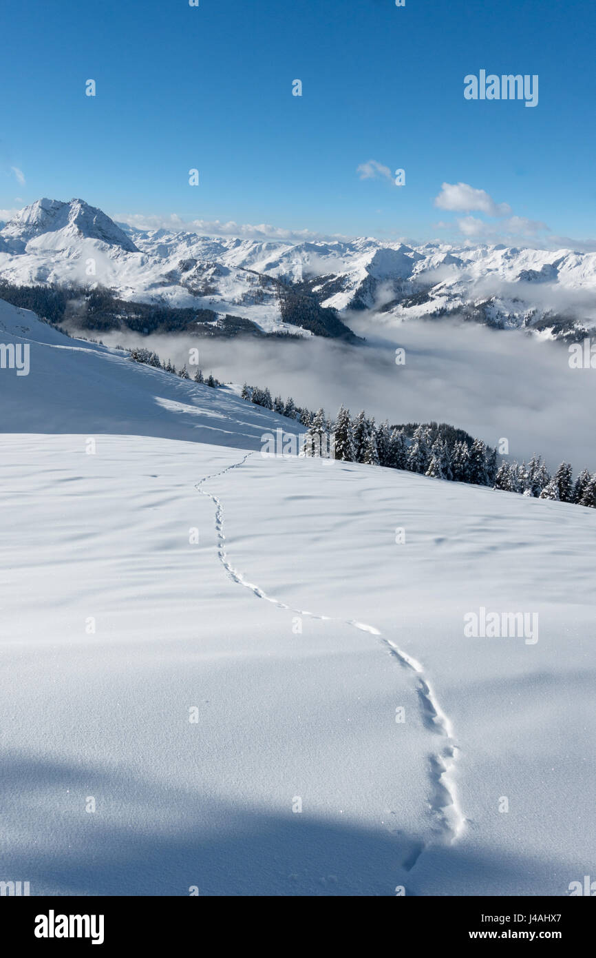 Kitzbuhel Ski Resort Stock Photo