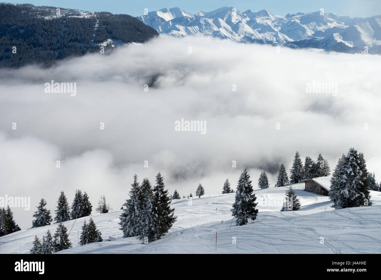 Kitzbuhel Ski Resort Stock Photo