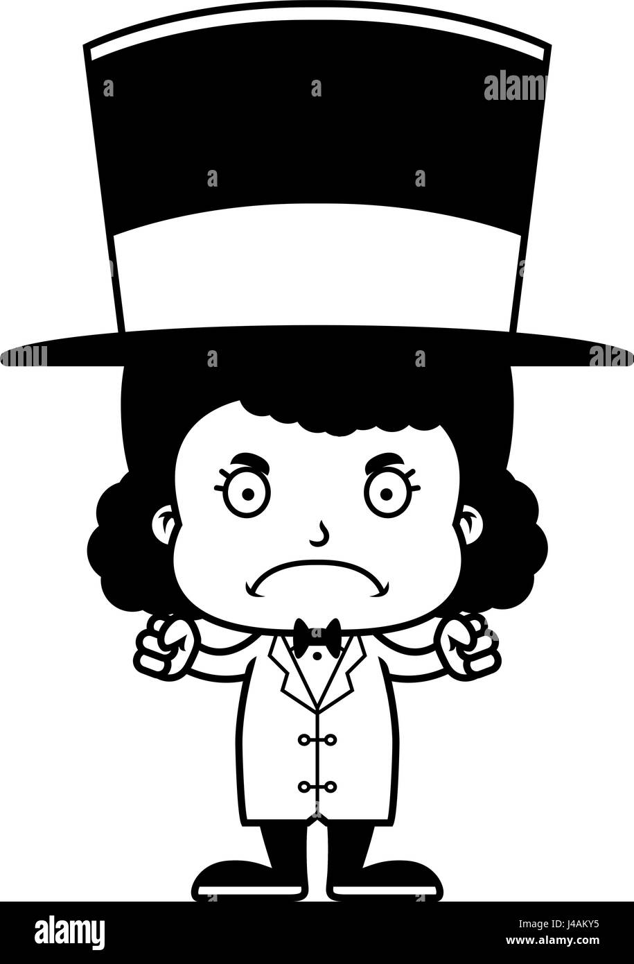 A cartoon ringmaster girl looking angry Stock Vector Image & Art - Alamy