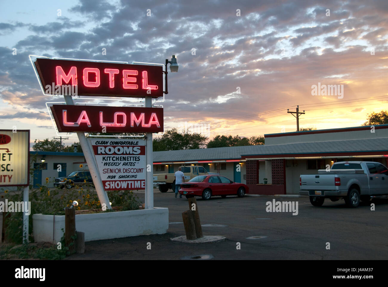 Motel La Loma Stock Photo