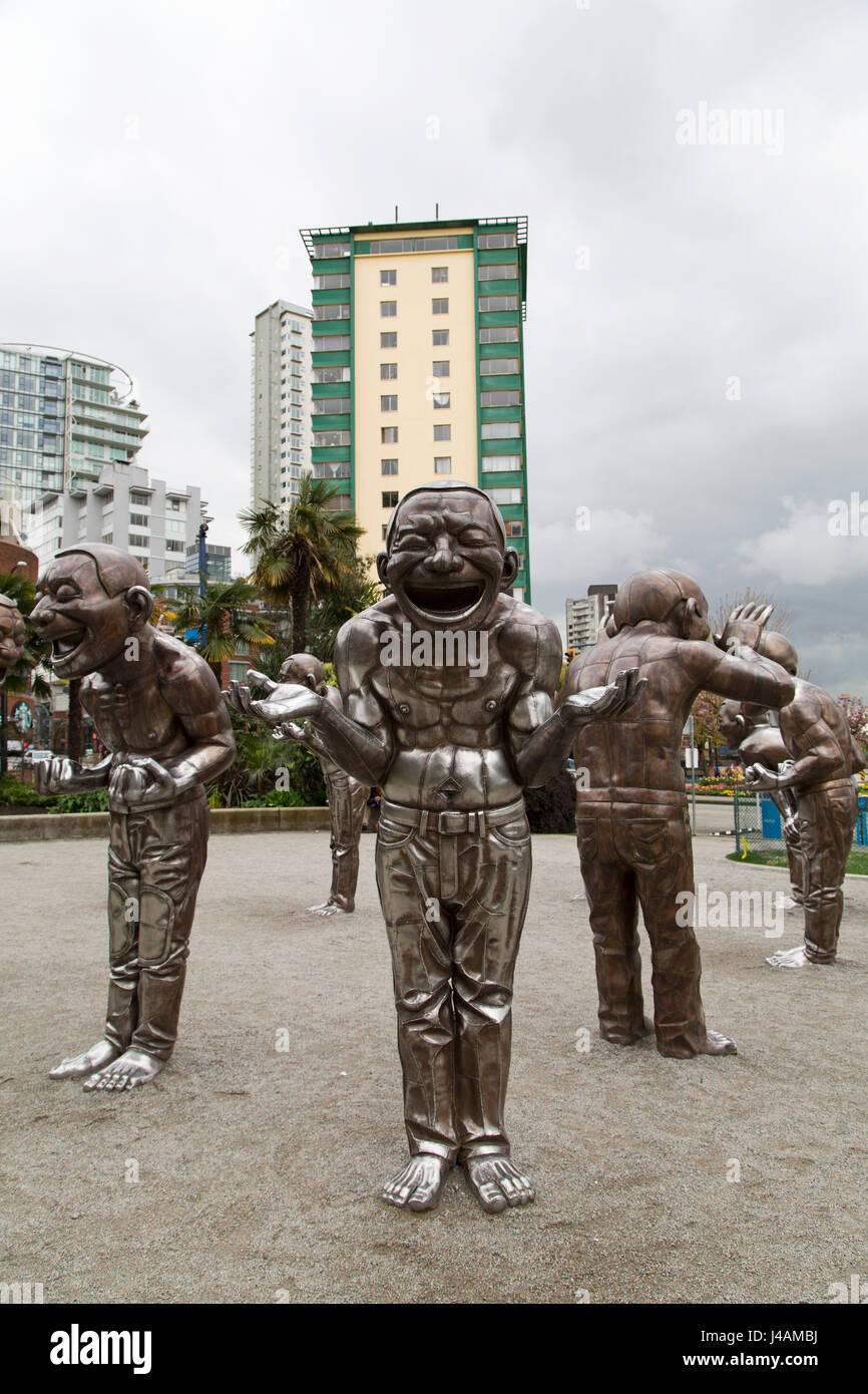 Laughing statues vancouver hires stock photography and images Alamy