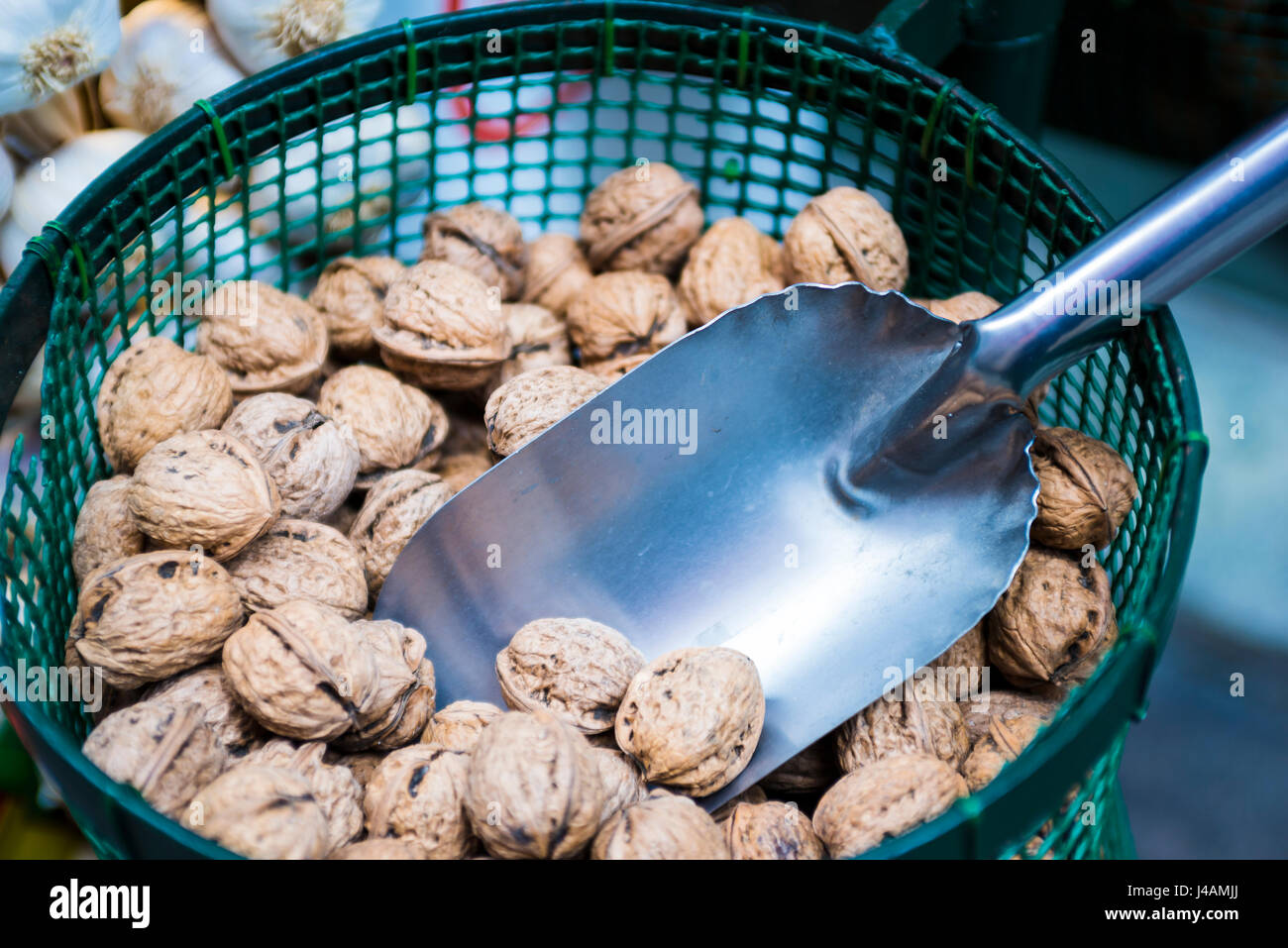 Sale of walnuts in bulk Stock Photo Alamy