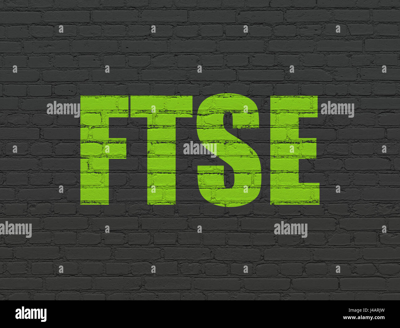 Stock market indexes concept: FTSE on wall background Stock Photo - Alamy