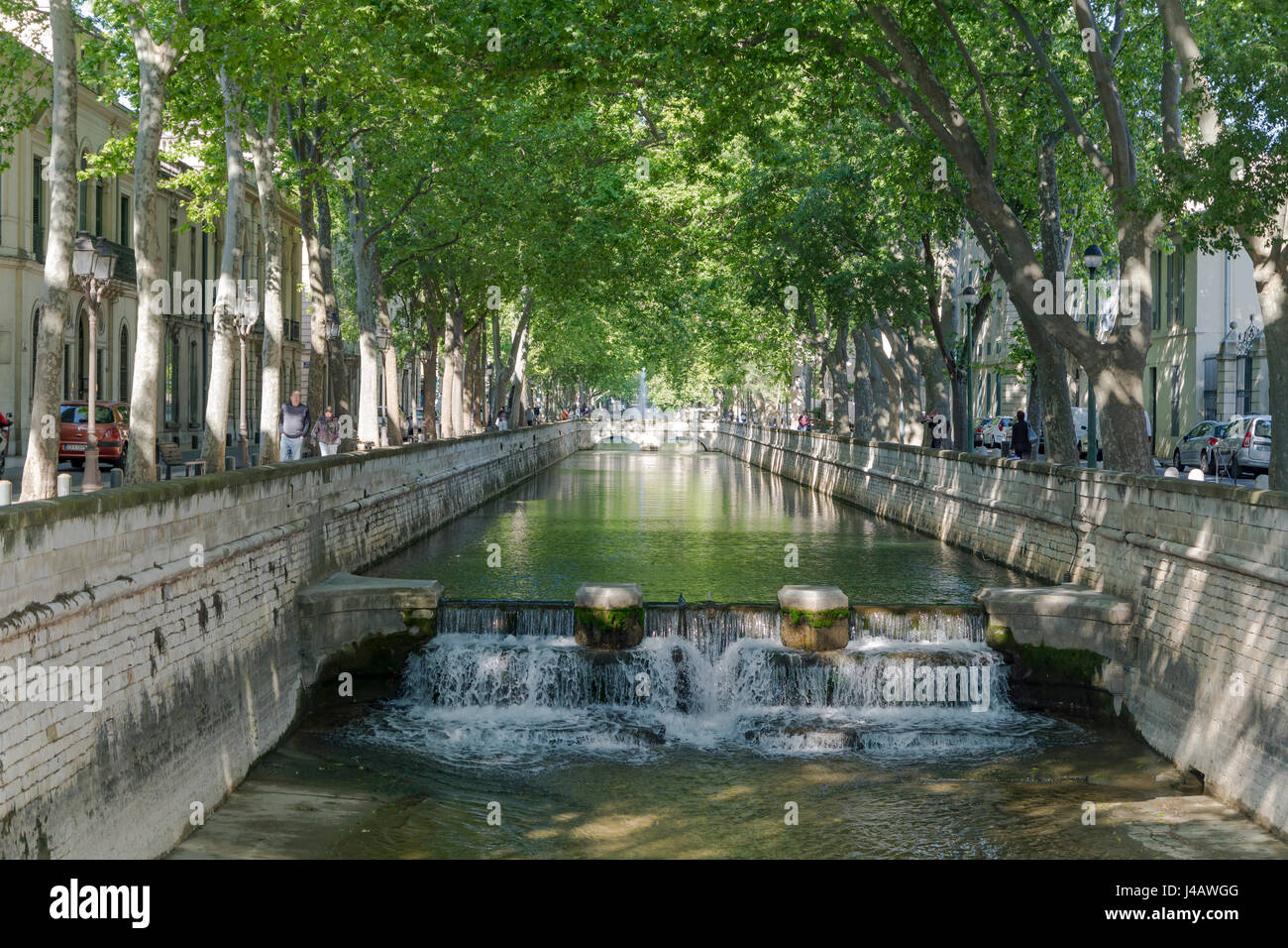 The French City of Nimes Stock Photo