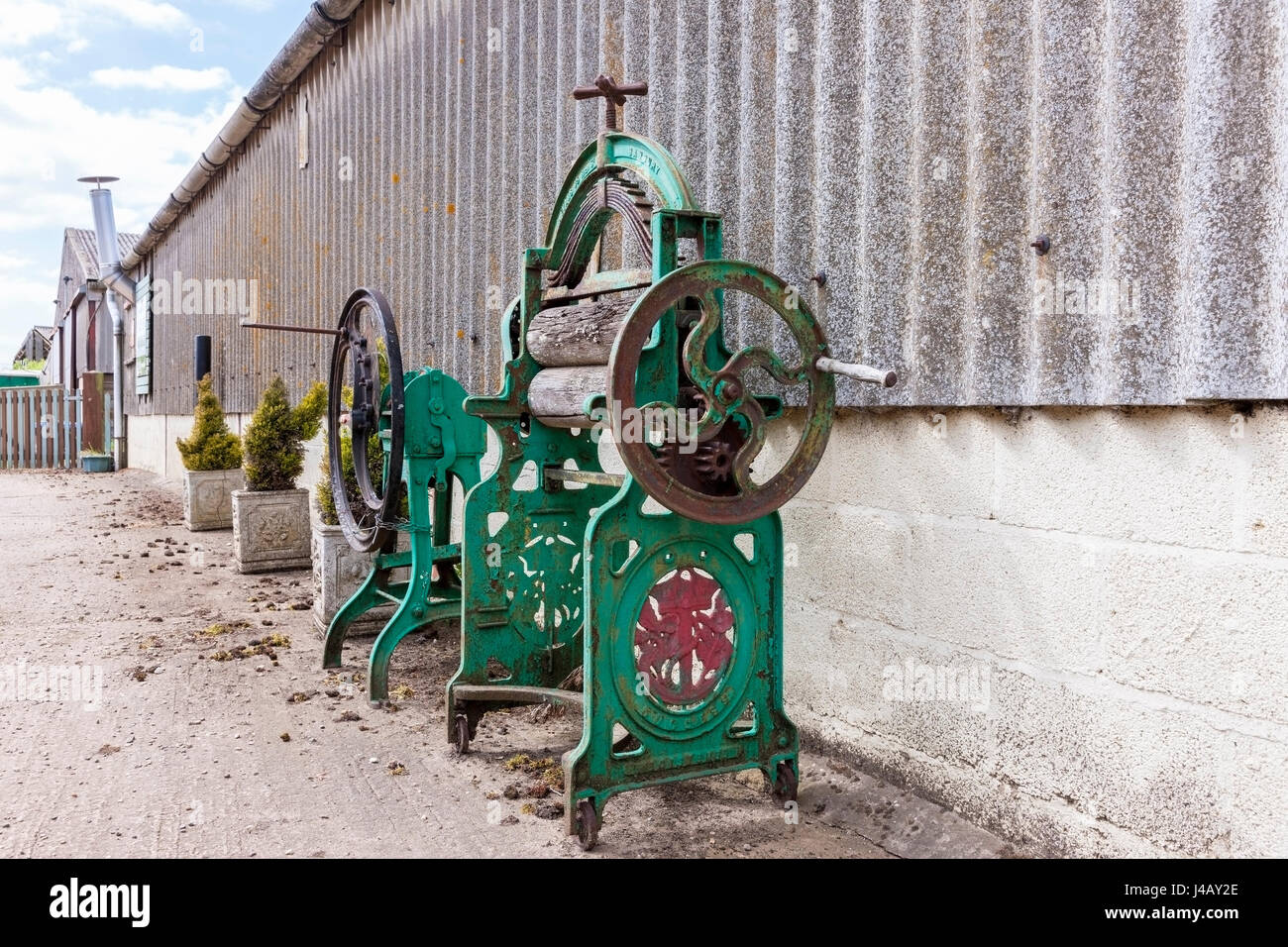 Old Dairy Farm Craft Centre at Upper Stowe, Northamptonshire Stock
