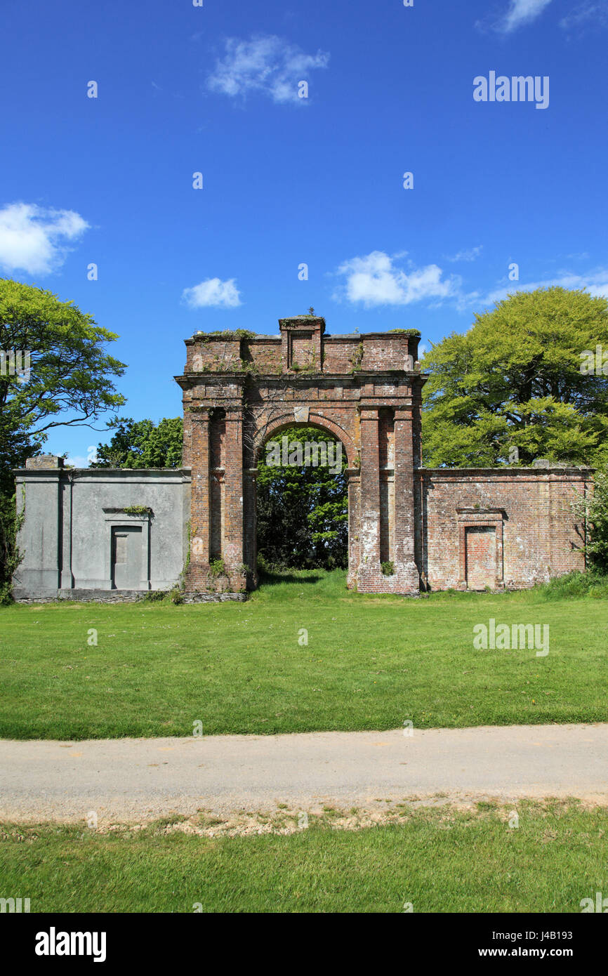 Boringdon Arch Plympton Plymouth Devon Stock Photo