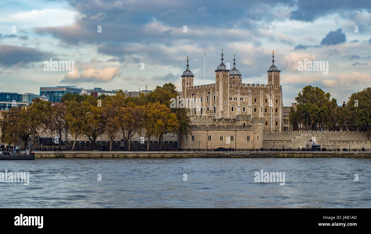 The Tower of London, the oldest building in London Stock Photo