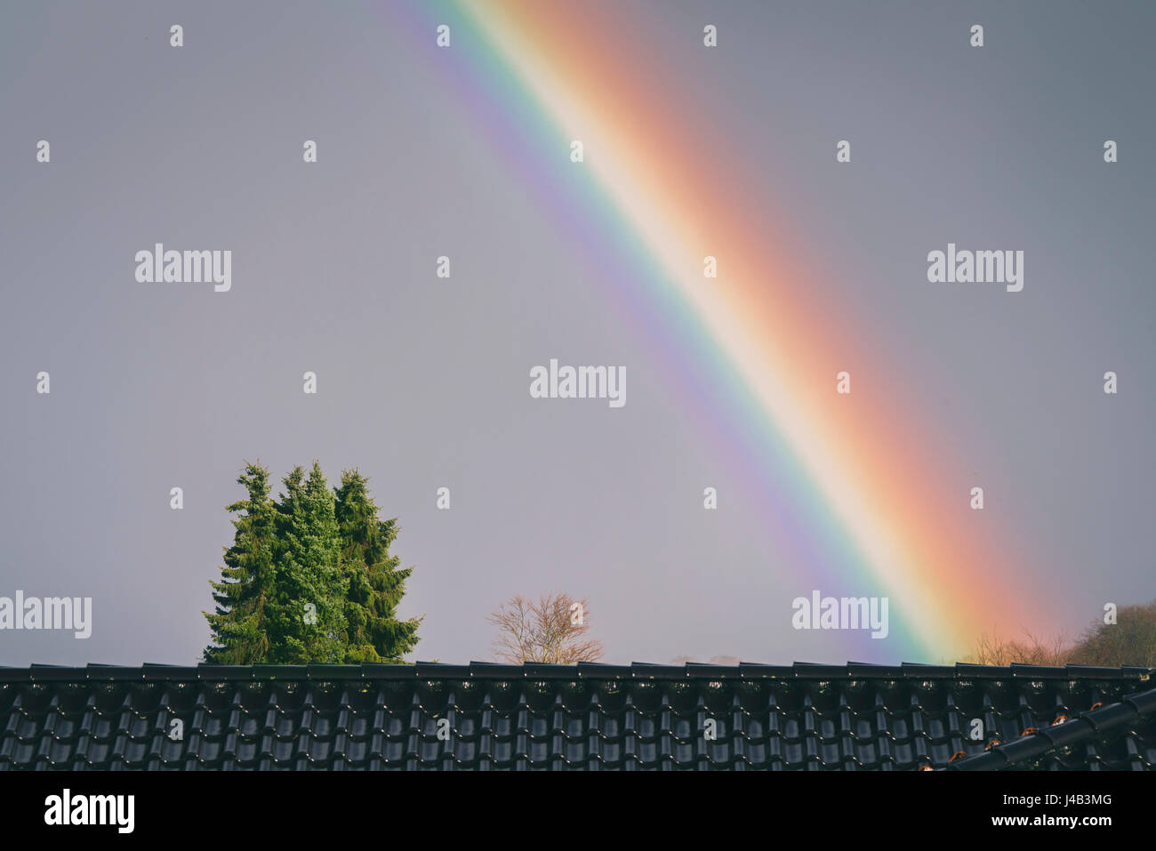 Rainbow after rain paris hi-res stock photography and images - Alamy