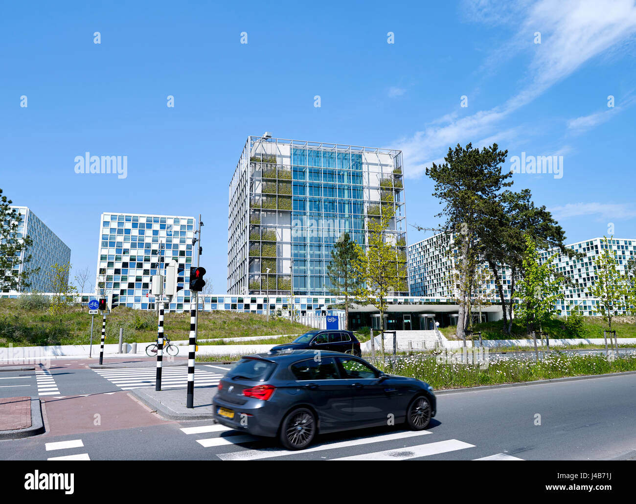 The International Criminal Court (ICC or ICCt) , intergovernmental organization and international tribunal,  in The Hague Stock Photo