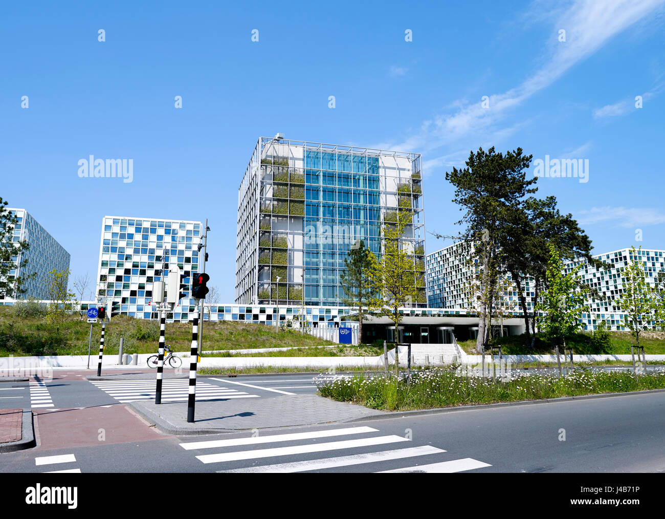 The International Criminal Court (ICC or ICCt) , intergovernmental organization and international tribunal,  in The Hague Stock Photo