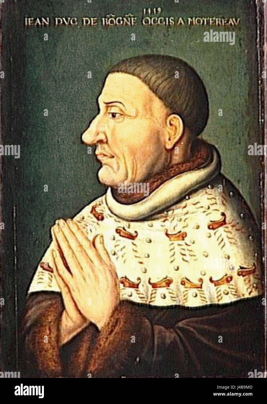 Portrait de Jean sans Peur Stock Photo Alamy