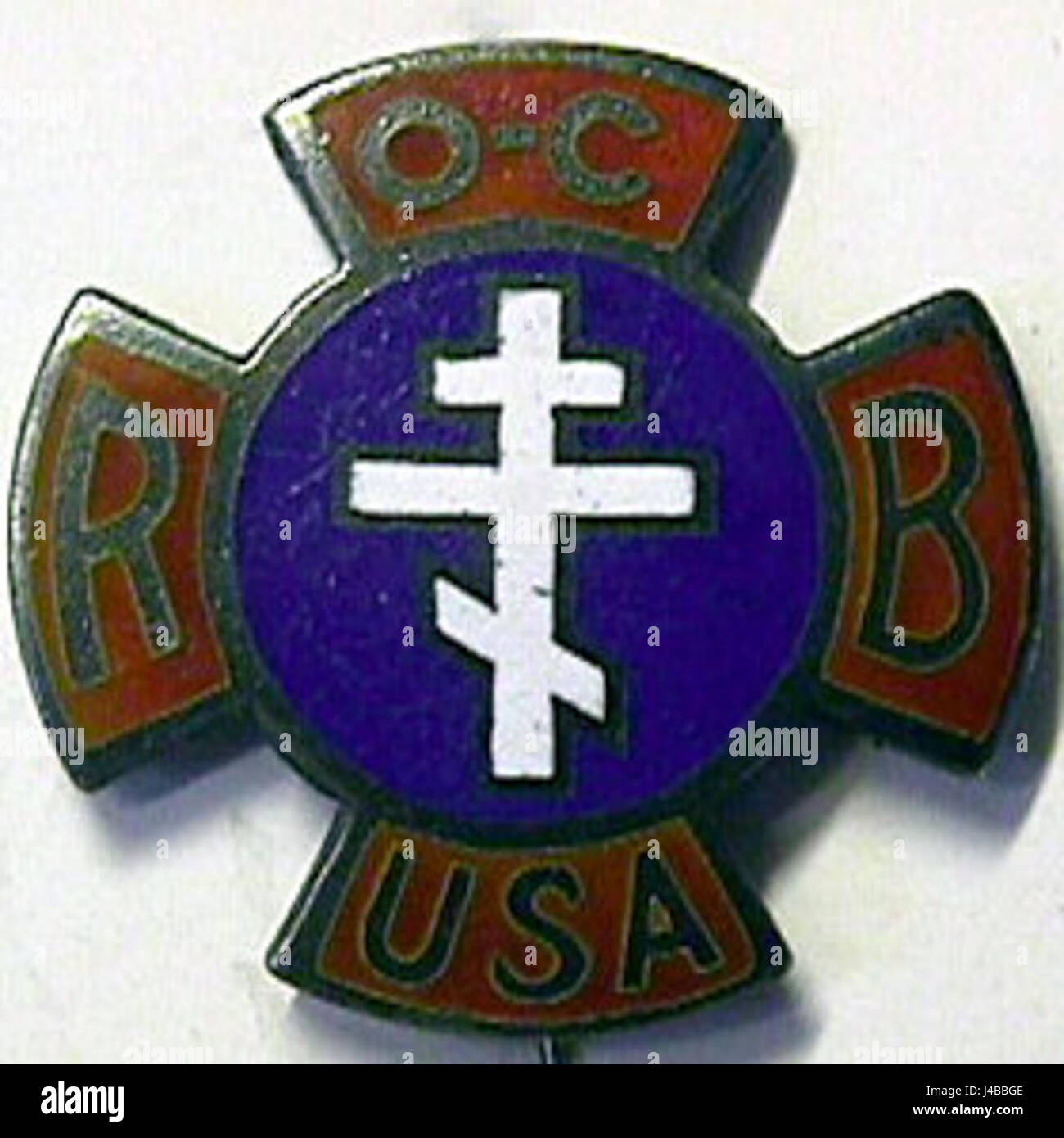 Cross Badge Enamel Pin Black 1 x 2cm 