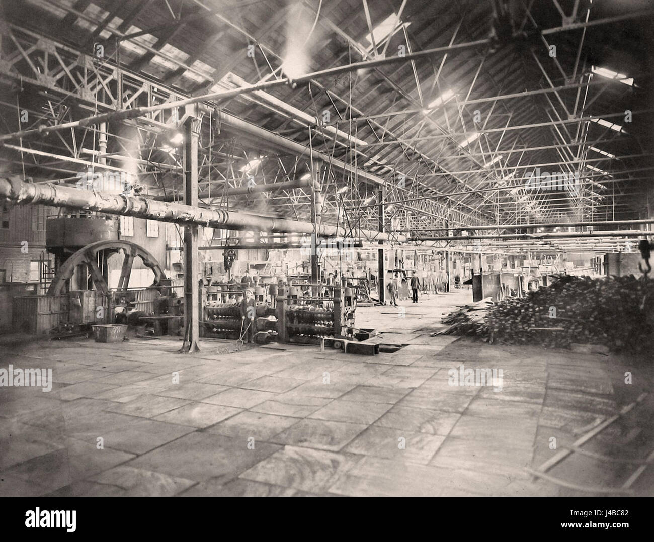 Puddling (metallurgy) DMK Stock Photo Alamy