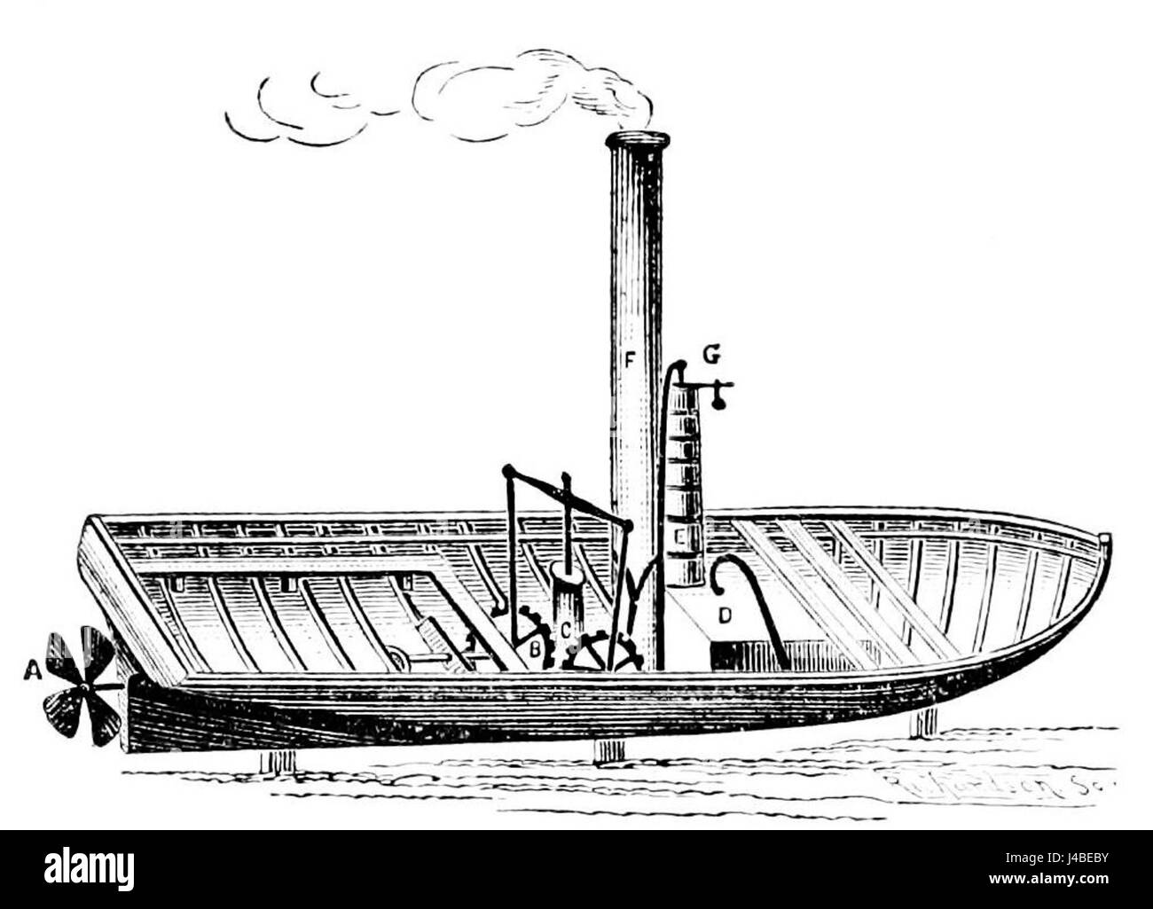 PSM V12 D546 John stevens screw steamer 1804 Stock Photo Alamy