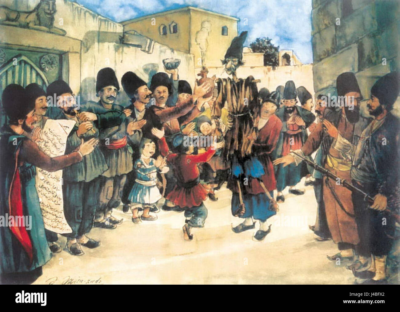 A portrait or image of Azimzade, capturing the essence of his ...