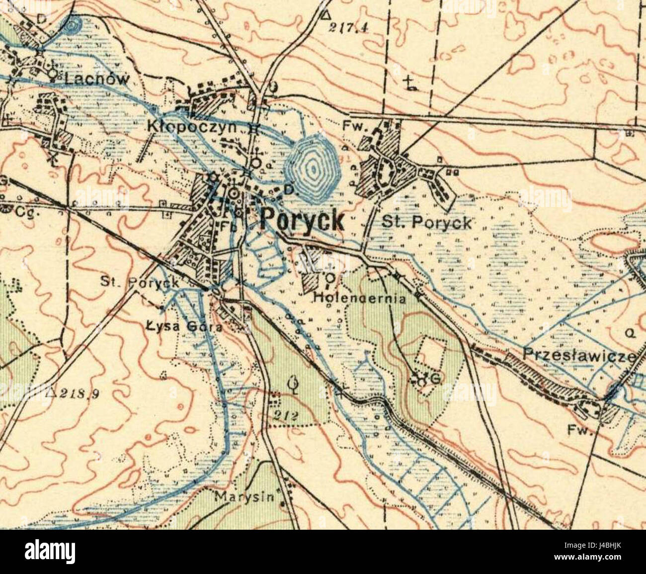 Poryck (powiat horohowski) Stock Photo