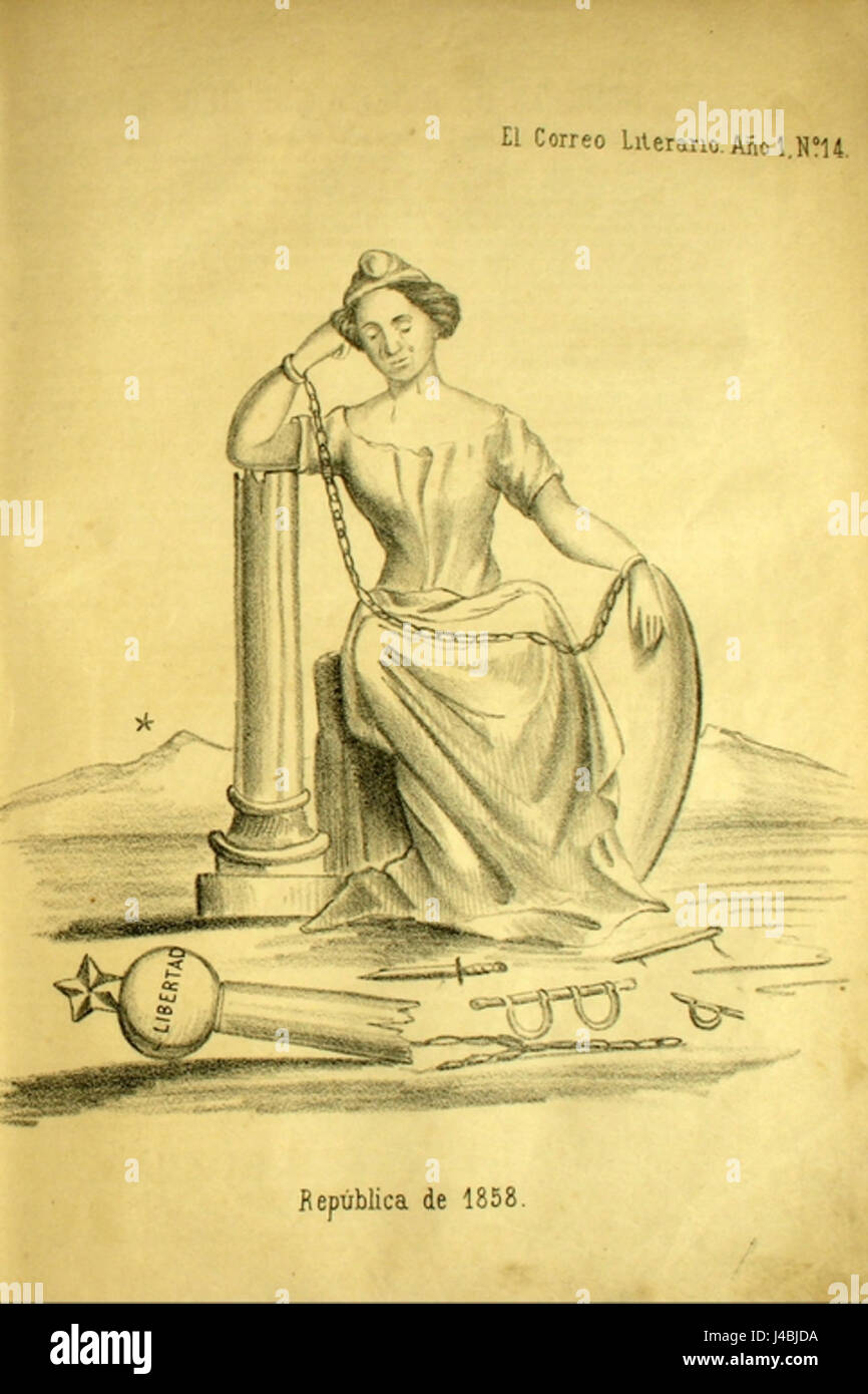 Republica de 1858 smith Stock Photo