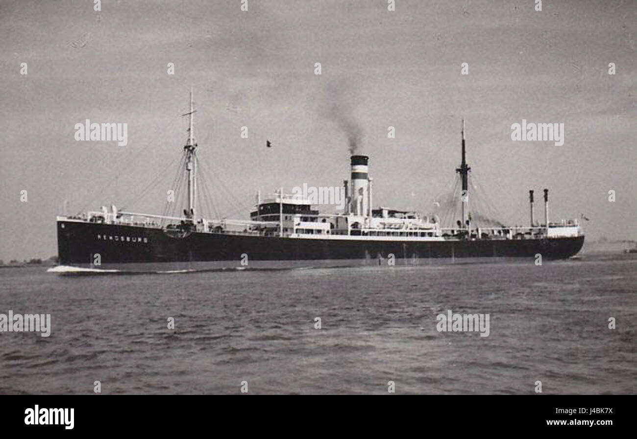 Rendsburg HAPAG refers to the historical connection between the German city of Rendsburg and the HAPAG (Hamburg-Amerikanische Packetfahrt-Actien-Gesellschaft) shipping company, known for its maritime operations. Stock Photo