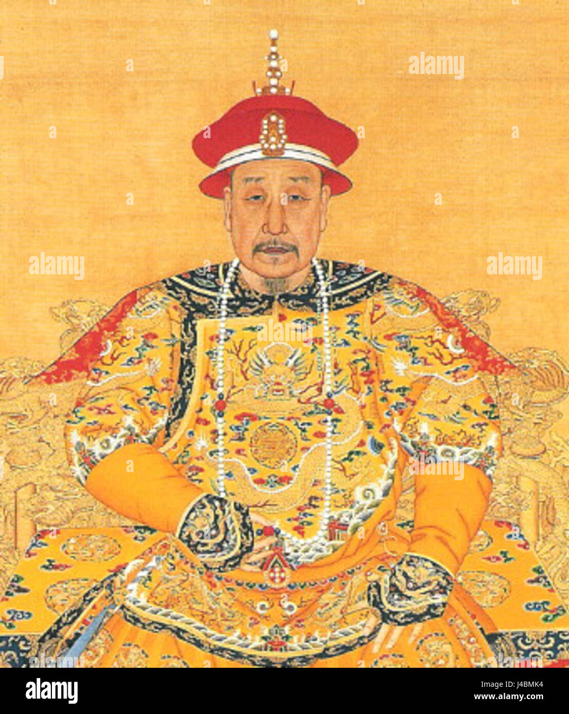 Q 35 Qianlong Emperor Stock Photo