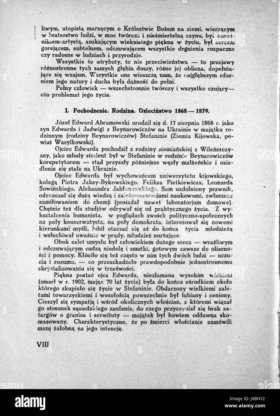 PL Edward Abramowski Pisma T.1 009 Stock Photo Alamy