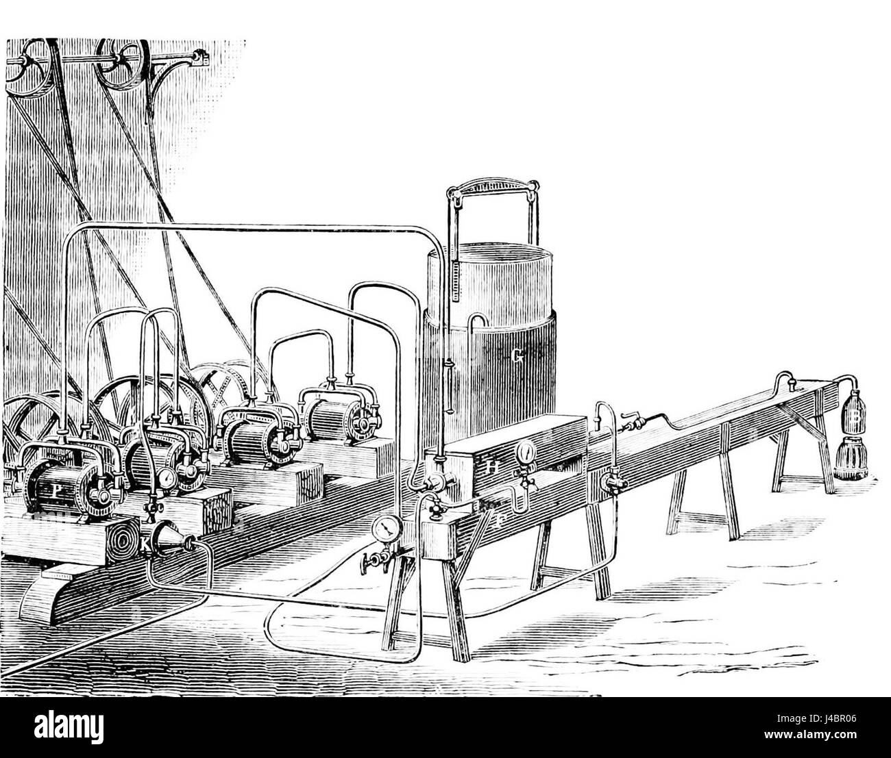 PSM V13 D090 The pictet apparatus Stock Photo