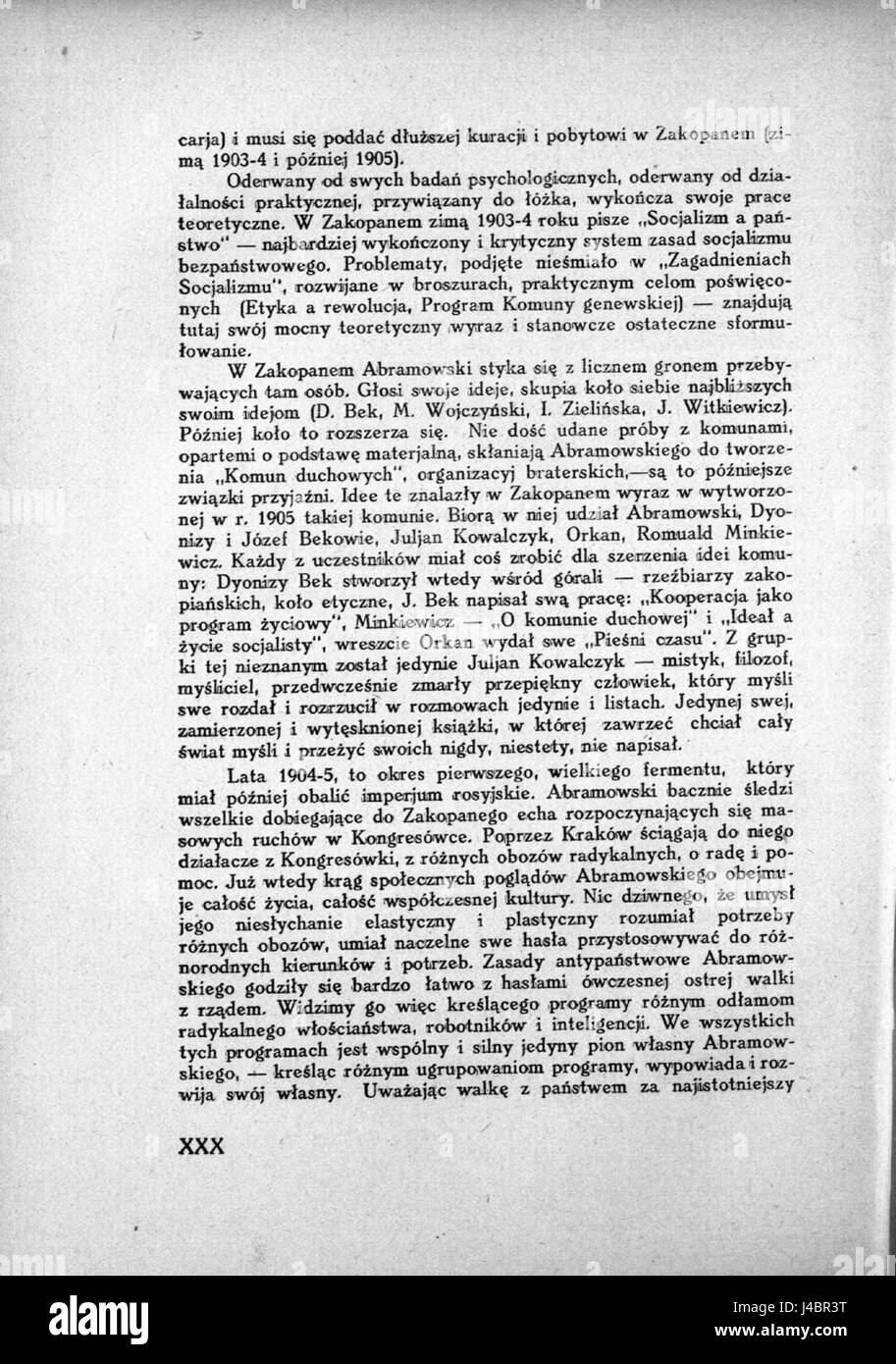 PL Edward Abramowski Pisma T.1 031 Stock Photo Alamy