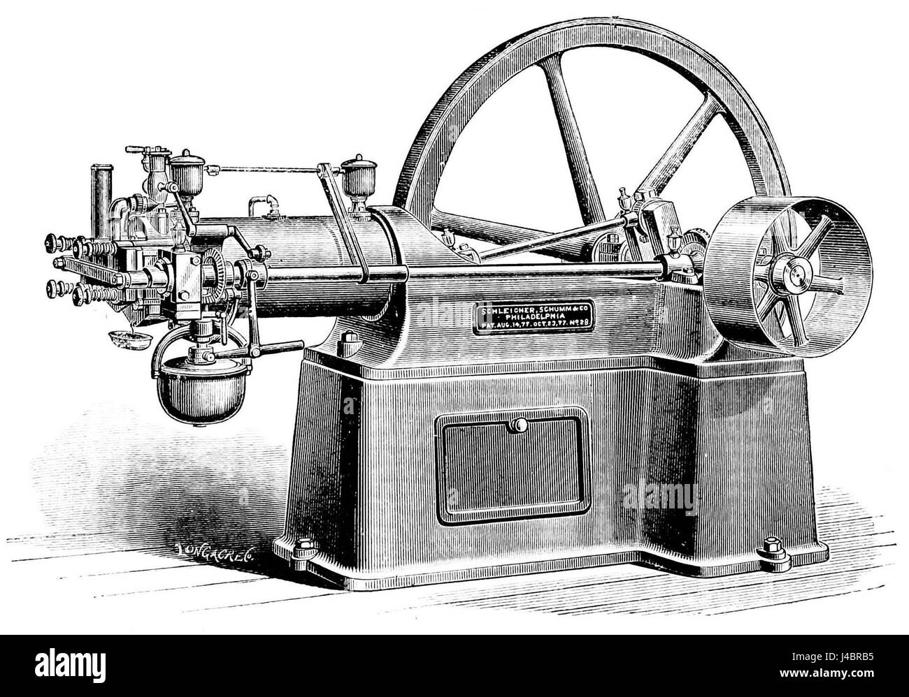 PSM V18 D500 An american internal combustion otto engine Stock Photo