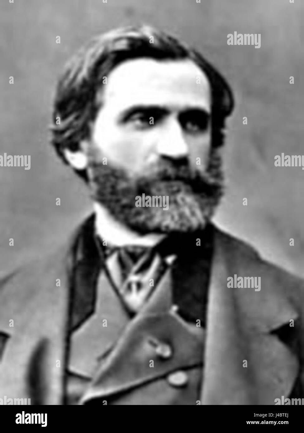 Portrait Verdi Giuseppe Stock Photo