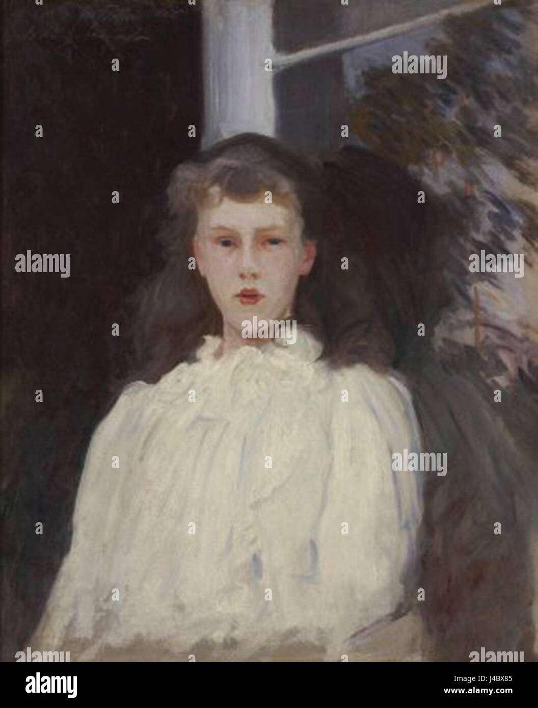 Polly Barnard (aka Girl in White Muslin) by John Singer Sargent Stock Photo