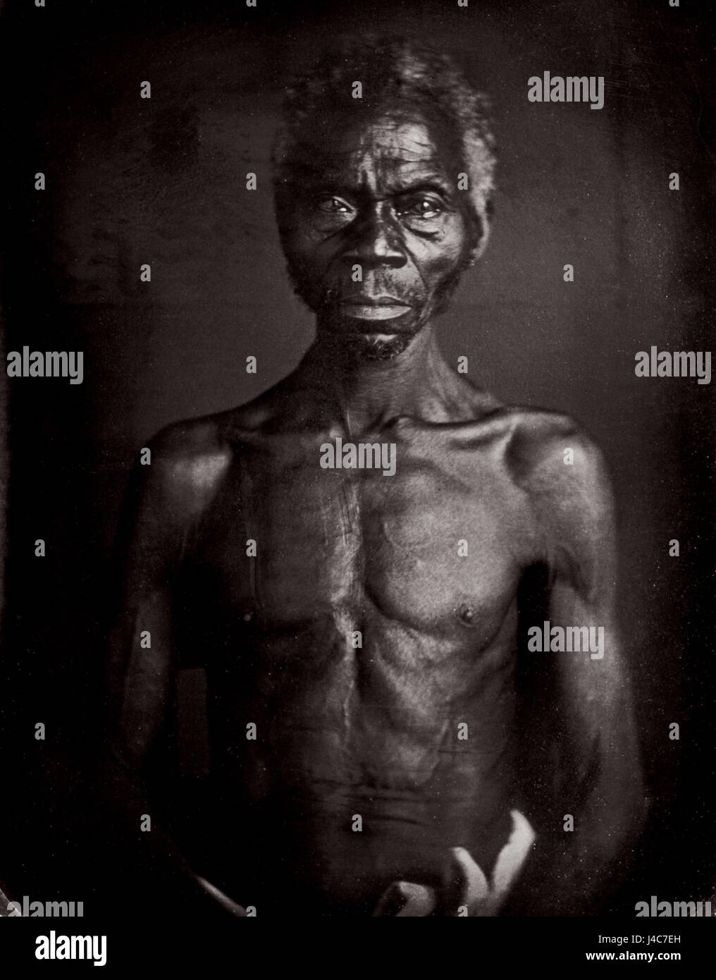 Renty, Daguerreotype, by JT Zealy, 1850 Stock Photo