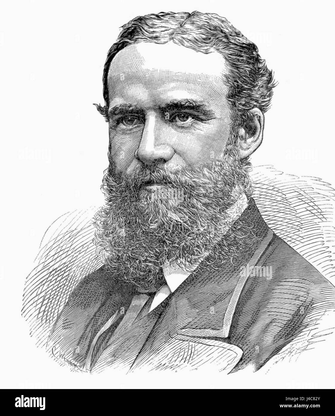 A work by John Lubbock featured in the Popular Science Monthly (PSM), Volume 21, providing insights into his contributions to anthropology and archaeology. Stock Photo