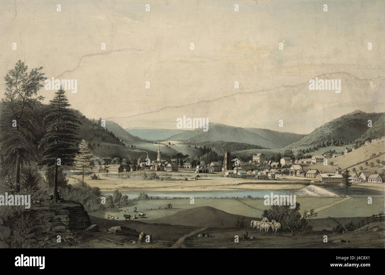 Map of prattsville hires stock photography and images Alamy