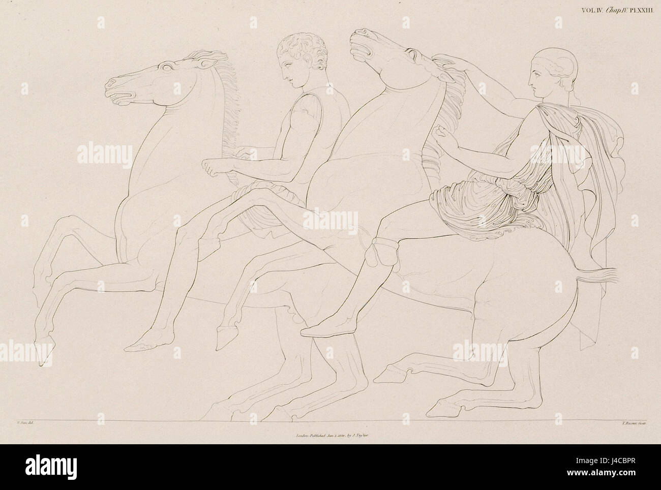 West frieze of the parthenon hi-res stock photography and