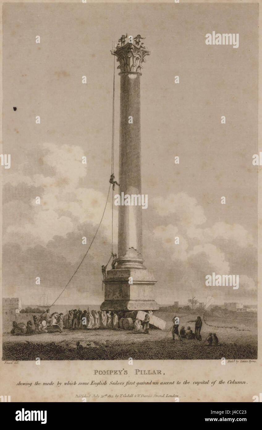 Pompeyâ€™s Pillar is an ancient Egyptian landmark in Alexandria. This ...