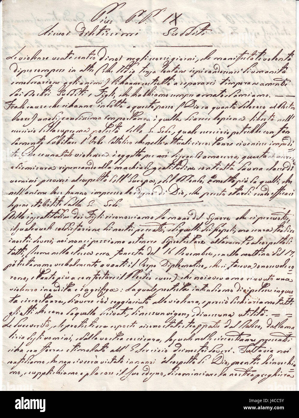 Pio ix hires stock photography and images Alamy