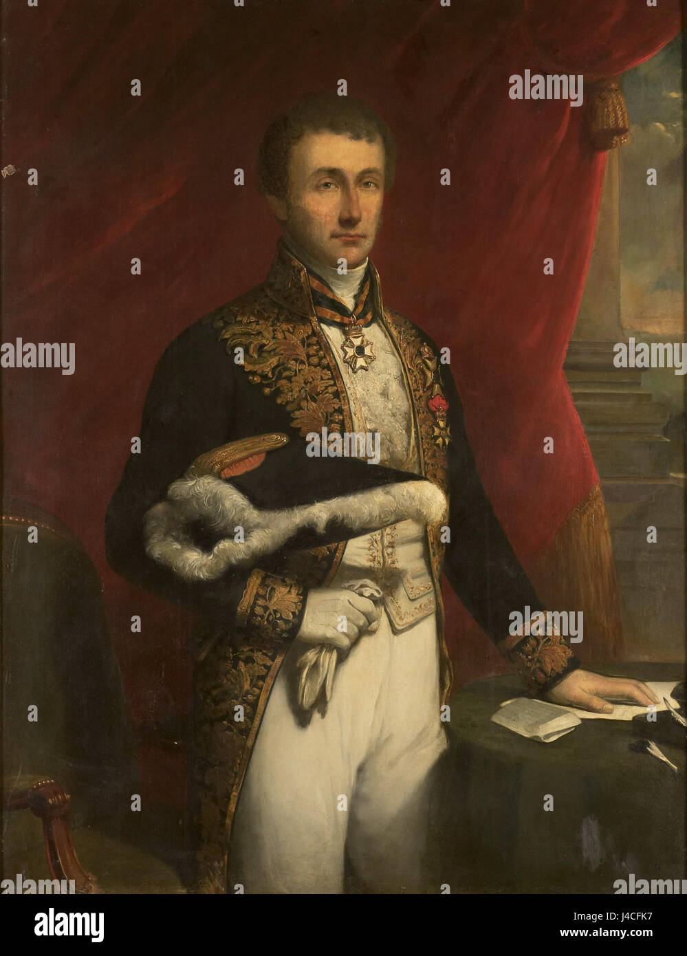 Pieter Merkus (1787 1844). Gouverneur generaal (1841 44) Rijksmuseum SK A 3801 Stock Photo