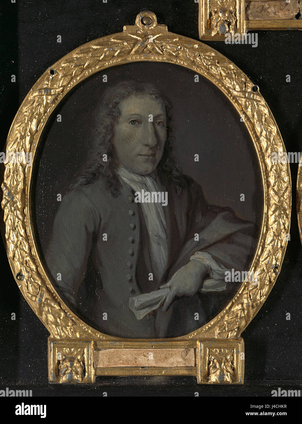 Portret van Gijsbert Tijssens, toneelschrijver te Amsterdam Rijksmuseum SK A 4616 Stock Photo