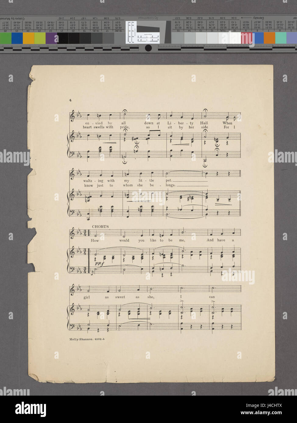 Pretty Mollie Shannon (she's the real thing.) (NYPL Hades 1932622 1994527) Stock Photo