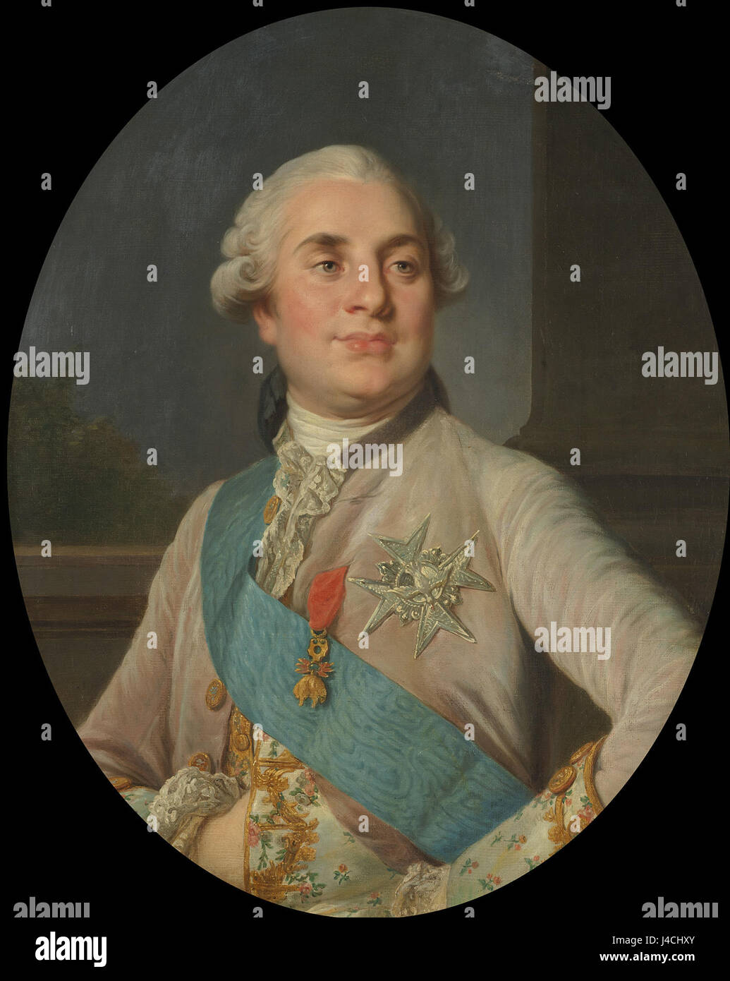 Portret van Lodewijk XVI, koning van Frankrijk Rijksmuseum SK A 3278 Stock Photo