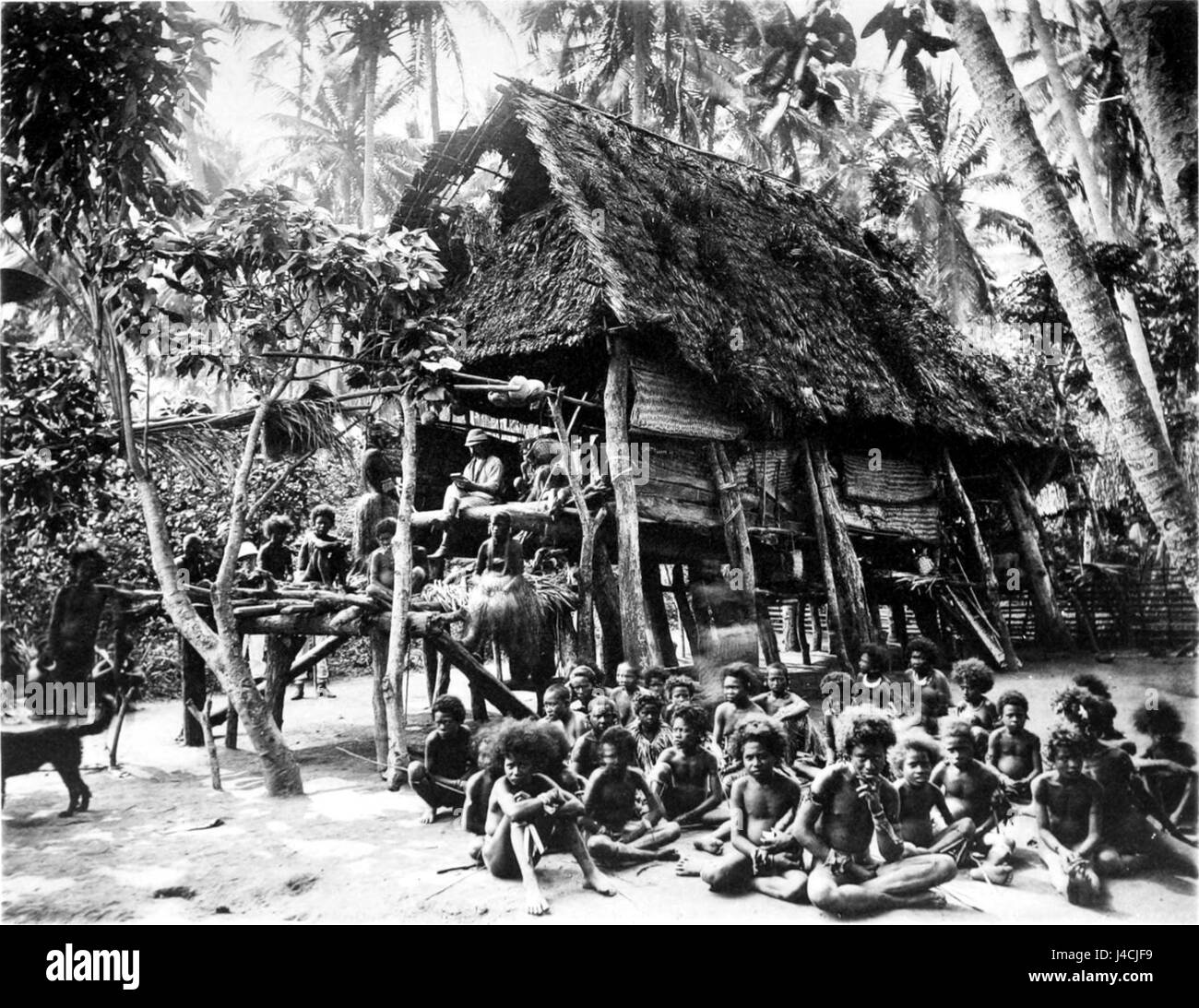 Picturesque New Guinea Plate Xxix Native House At The Village Of Kamali 