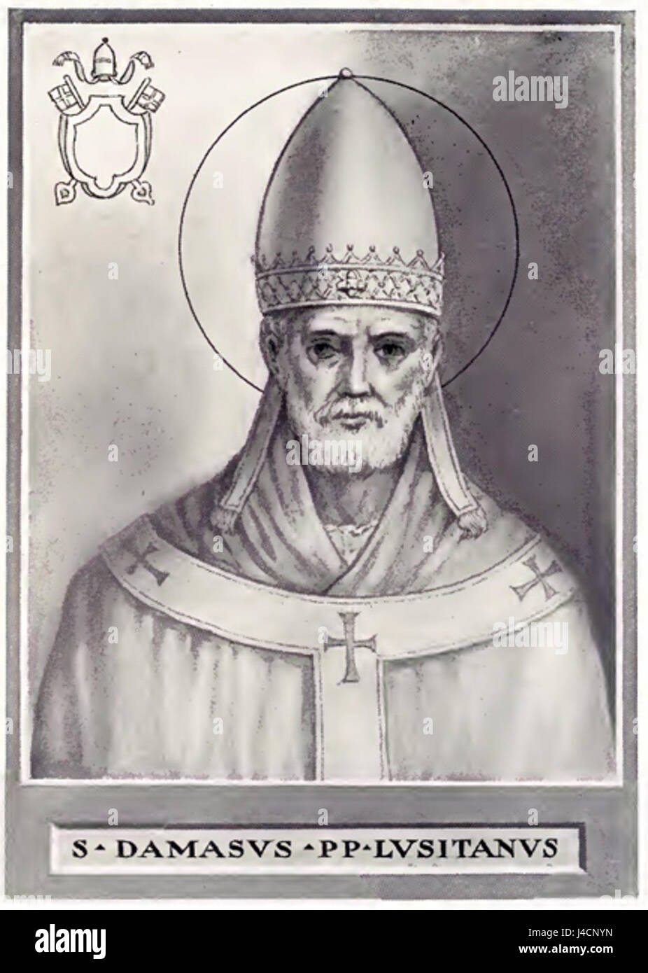 Pope Damasus I served as the of Rome from 366 to 384. Known for