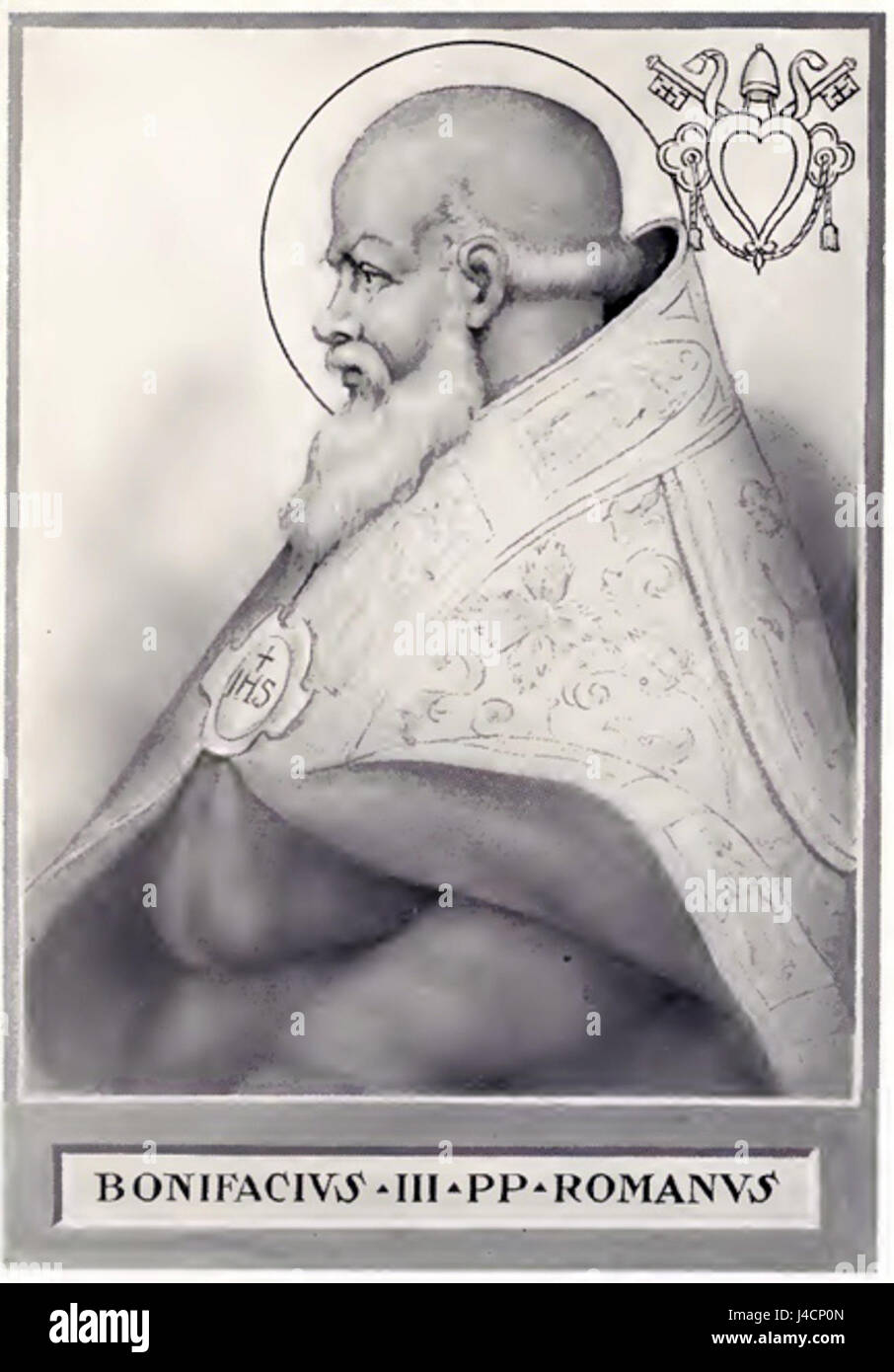 Pope Boniface III Stock Photo Alamy