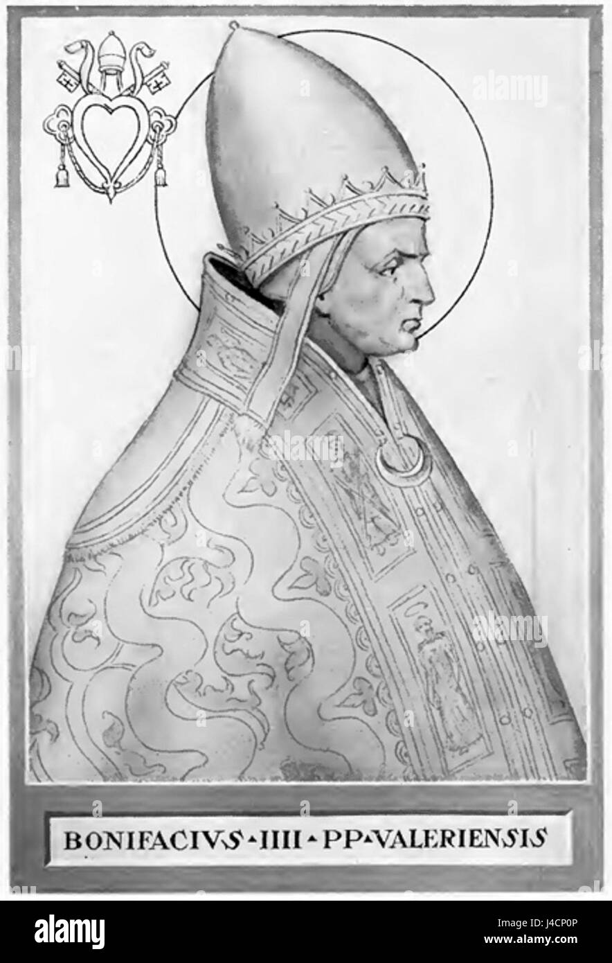Pope Boniface IV Stock Photo Alamy