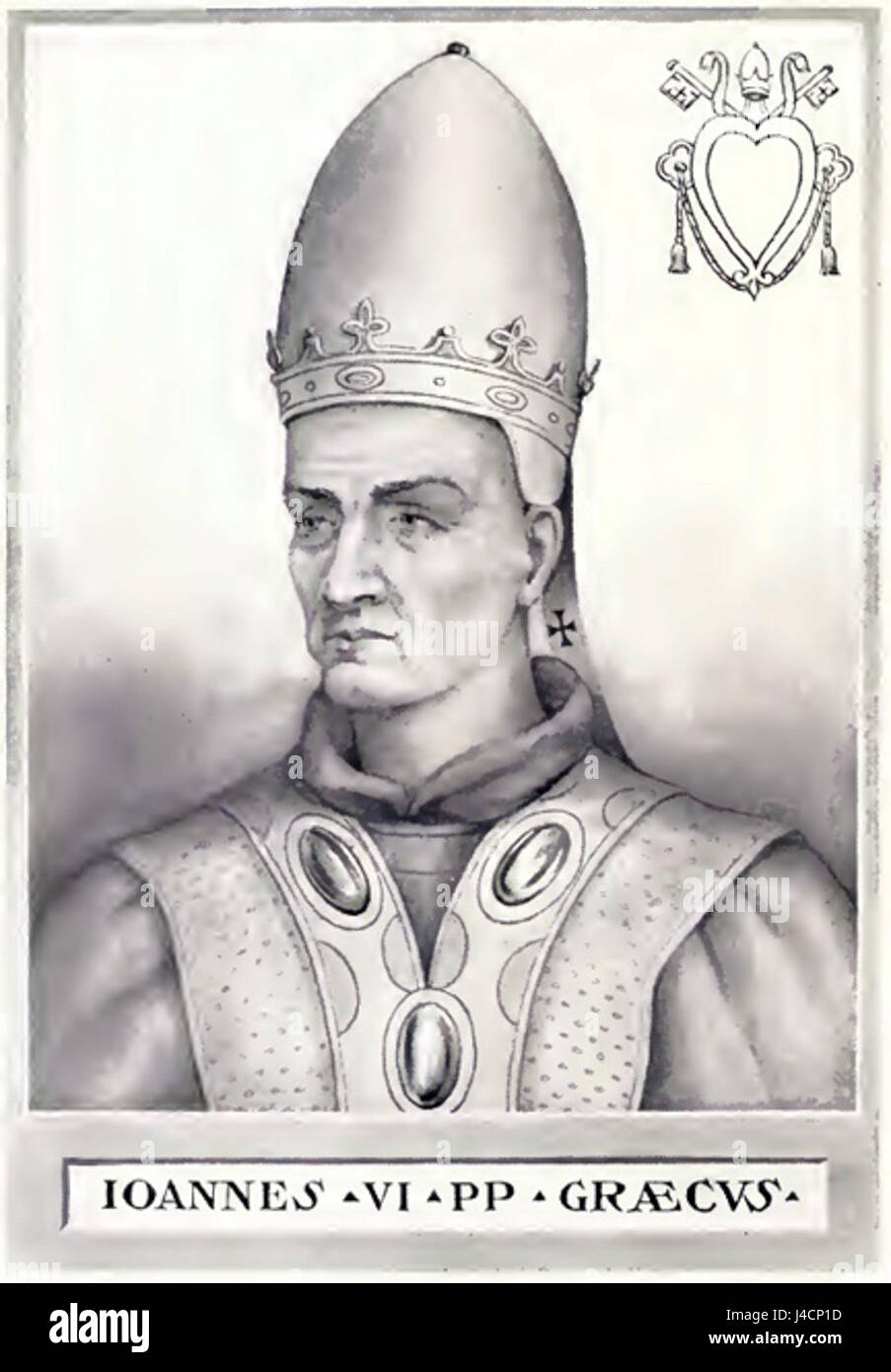 Pope John VI Stock Photo