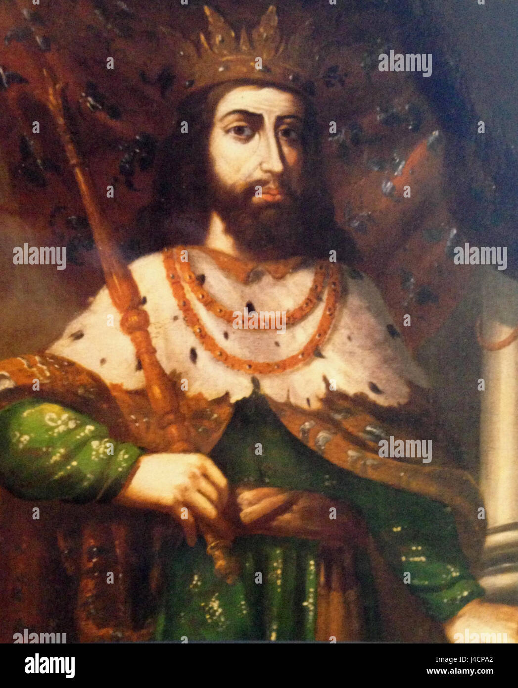 Portrait of King Fernando I, Belem Collection Stock Photo