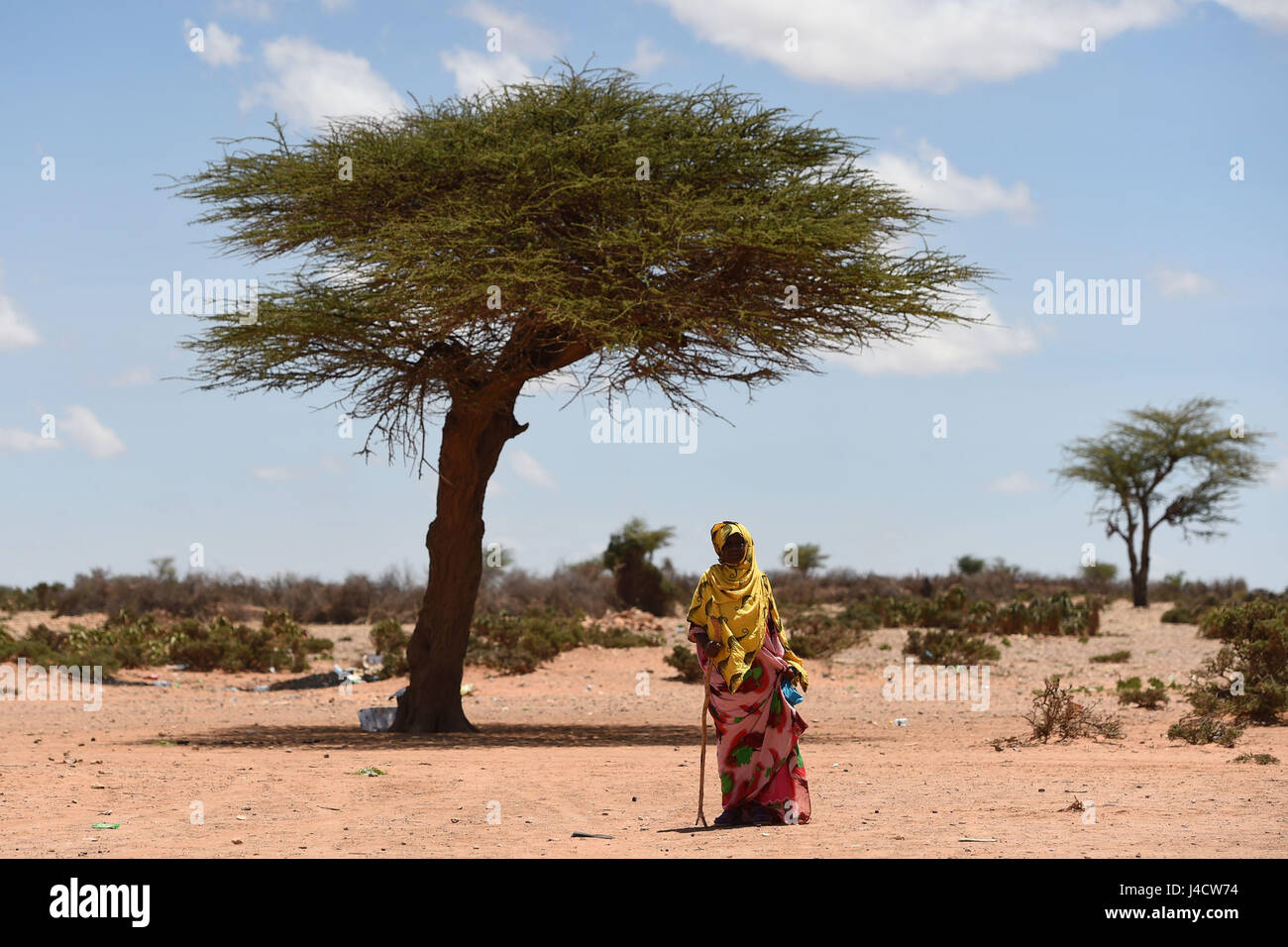 A villager in Sayla Bari, Somaliland. Stock Photo